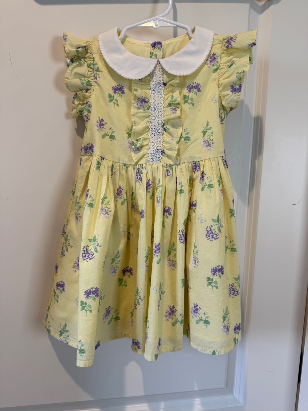 Janie and Jack Yellow Floral Dress 3T
